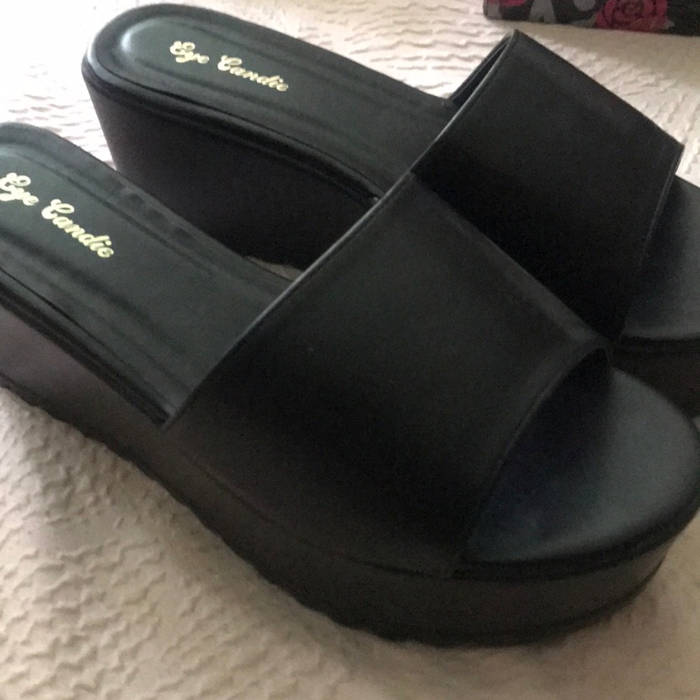 Slip On Chunky Platform Light Weight Sandal